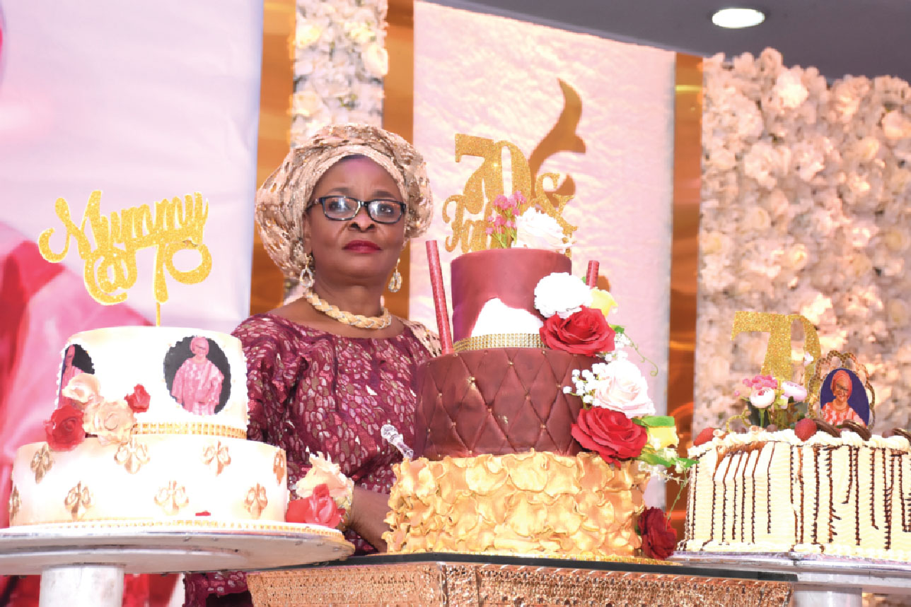 OLORI ADESOLAMI ANIFALAJE CELEBRATES 70TH BIRTHDAY IN GRAND STYLE
